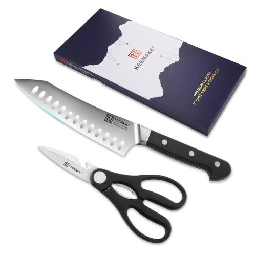 Kitchen 2Pcs Stainless steel Chef Scissor Knife Set Kitchen 2Pcs Stainless steel Chef Scissor Knife Set