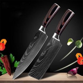 Carpenter's Special Set 6-piece Set 8-piece Set Knife Chef Knife Kitchen Knife Cooking (Style: 8 chef+ 7 clever)