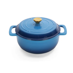Cast Iron 5QT Cooking Pot (Option: Style1)