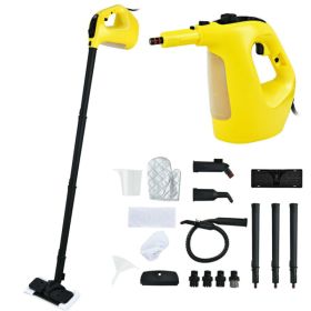 1400W Handheld Steam Cleaner, 257℉ High Pressure Steamer with 14-Piece Accessories, Chemical-Free Steam Mop for Kitchen, Bathroom, Car, Floor - Y (Option: 57021304)