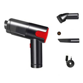 Wireless-red Car Vacuum Cleaner Wireless Usb Charging Car Vacuum Cleaner Home Handheld Mini Desktop Vacuum Cleaner Portable (Color: Red1)